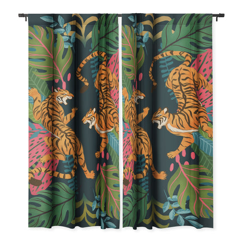 Avenie Jungle Cats Blackout Non Repeat