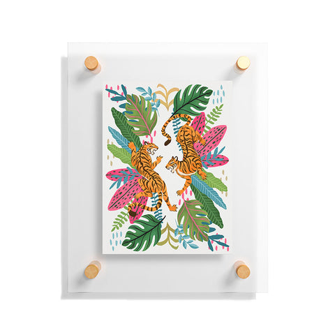 Avenie Jungle Cats II Floating Acrylic Print