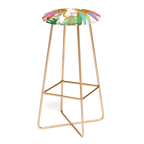 Avenie Jungle Cats II Bar Stool