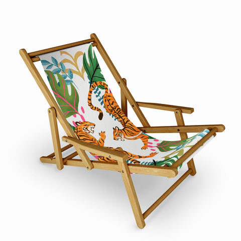 Avenie Jungle Cats II Sling Chair