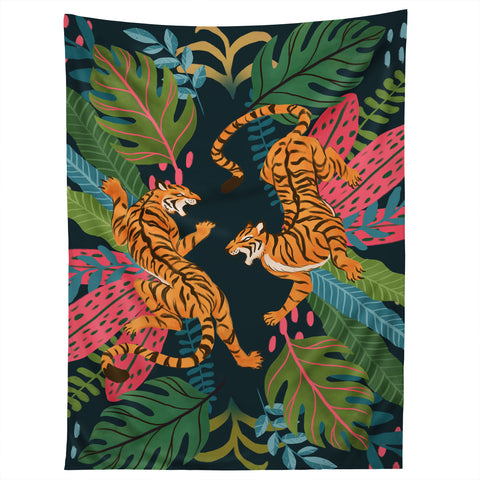 Avenie Jungle Cats Tapestry