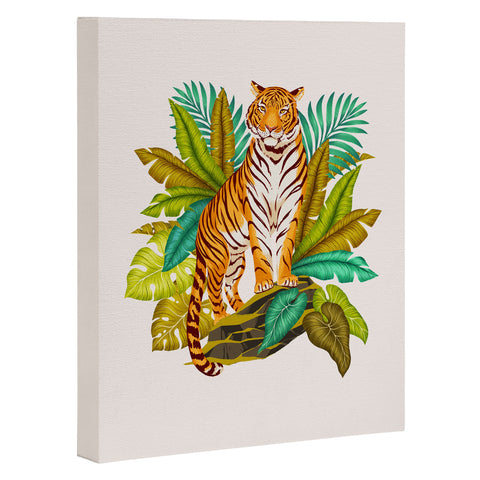 Avenie Jungle Tiger Light Art Canvas