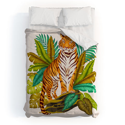 Avenie Jungle Tiger Light Comforter