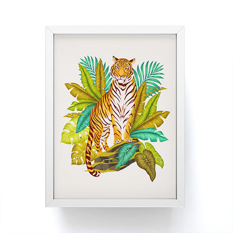 Avenie Jungle Tiger Light Framed Mini Art Print