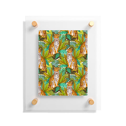 Avenie Jungle Tiger Light Pattern Floating Acrylic Print