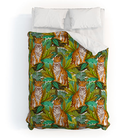 Avenie Jungle Tiger Light Pattern Comforter