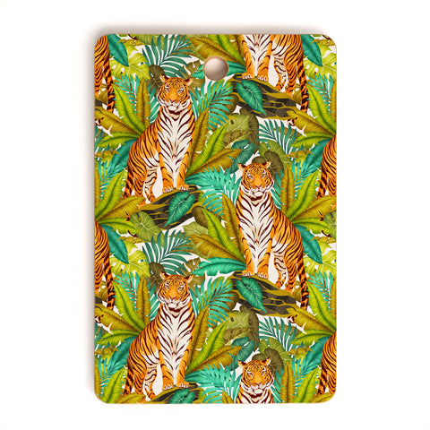 Avenie Jungle Tiger Light Pattern Cutting Board Rectangle