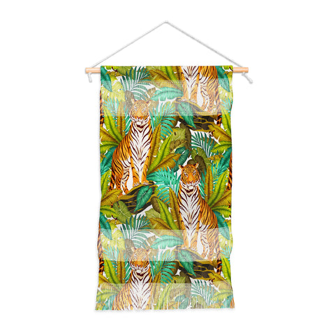 Avenie Jungle Tiger Light Pattern Wall Hanging Portrait
