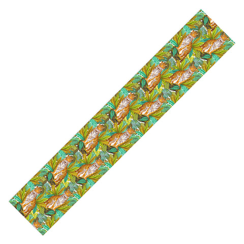 Avenie Jungle Tiger Light Pattern Table Runner