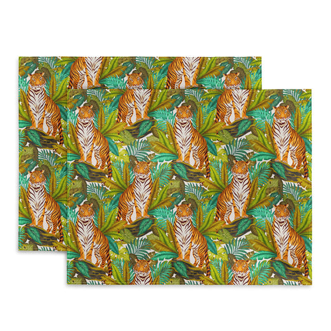 Avenie Jungle Tiger Light Pattern Placemat