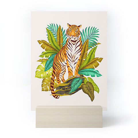 Avenie Jungle Tiger Light Mini Art Print