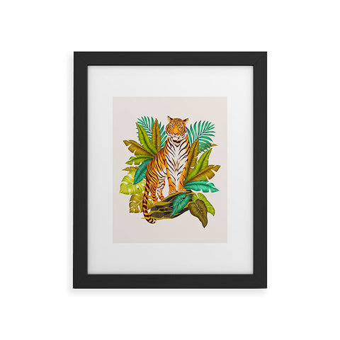 Avenie Jungle Tiger Light Framed Art Print