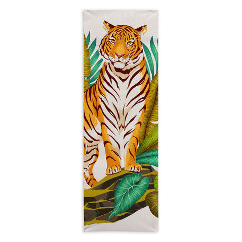 Avenie Jungle Tiger Light Yoga Towel