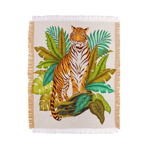 Avenie Jungle Tiger Light Throw Blanket