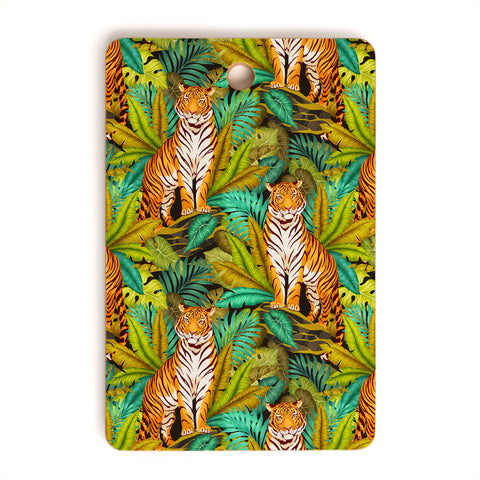 Avenie Jungle Tiger Pattern Cutting Board Rectangle