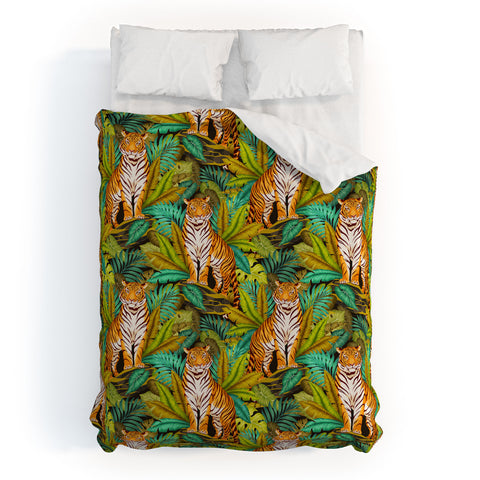 Avenie Jungle Tiger Pattern Duvet Cover