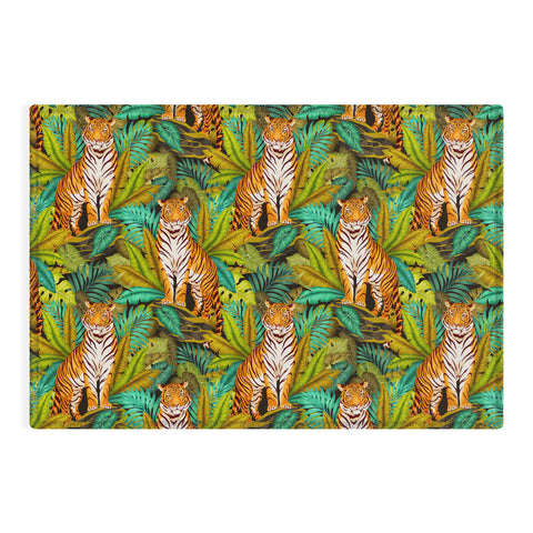 Avenie Jungle Tiger Pattern Outdoor Rug