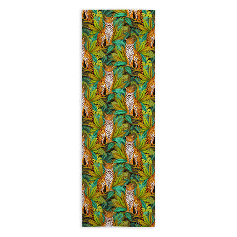 Avenie Jungle Tiger Pattern Yoga Towel