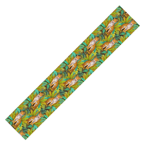 Avenie Jungle Tiger Pattern Table Runner