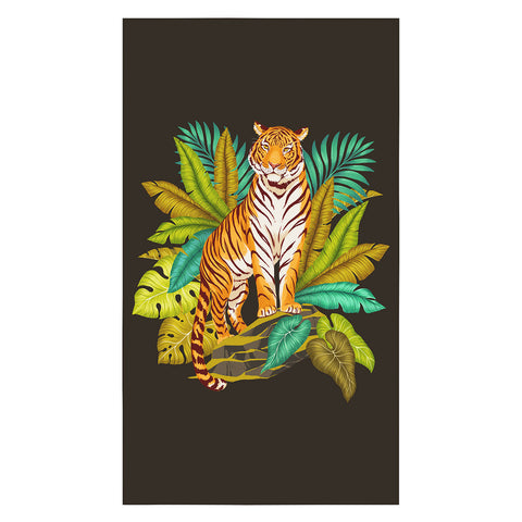 Avenie Jungle Tiger Tablecloth