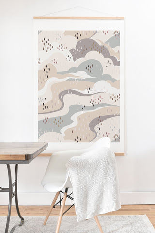 Avenie Land and Sky Among the Clouds Art Print And Hanger