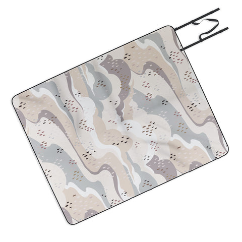 Avenie Land and Sky Among the Clouds Outdoor Blanket