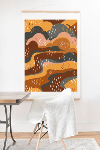 Avenie Land and Sky Art Print And Hanger