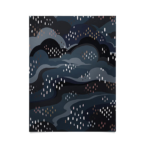 Avenie Land and Sky Night Time Poster