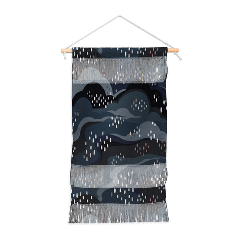 Avenie Land and Sky Night Time Wall Hanging Portrait