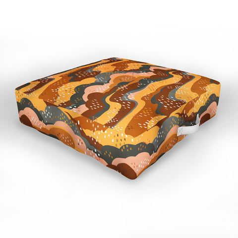 Avenie Land and Sky Outdoor Floor Cushion