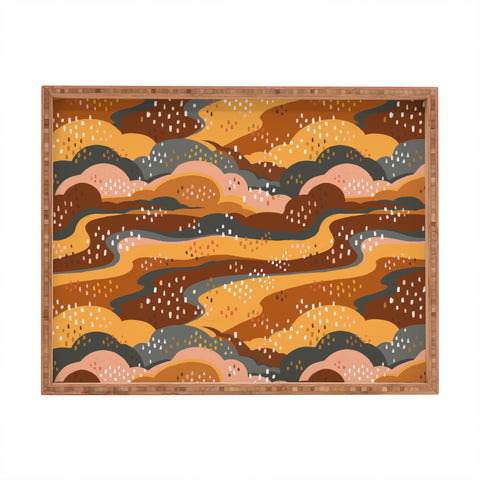 Avenie Land and Sky Rectangular Tray