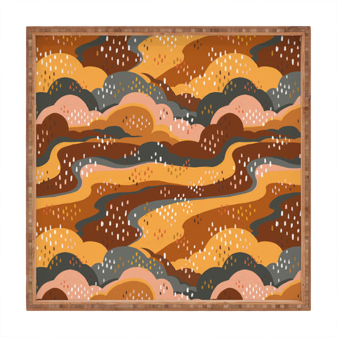 Avenie Land and Sky Square Tray