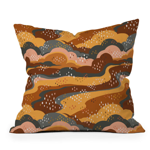 Avenie Land and Sky Throw Pillow