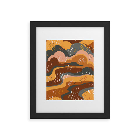 Avenie Land and Sky Framed Art Print