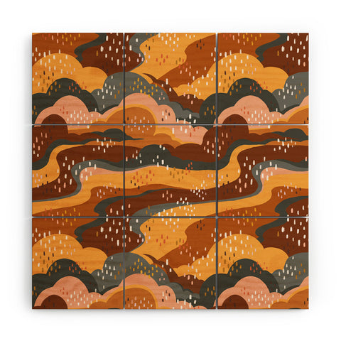 Avenie Land and Sky Wood Wall Mural