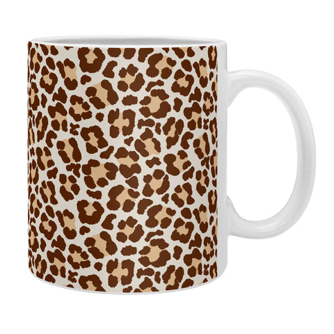 Avenie Leopard Print Brown Coffee Mug