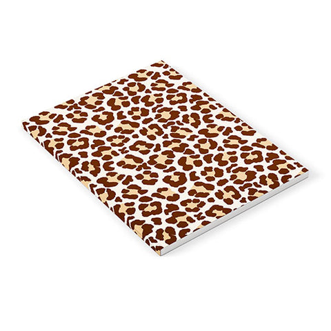 Avenie Leopard Print Brown Notebook