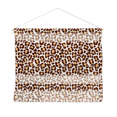 Avenie Leopard Print Brown Wall Hanging Landscape