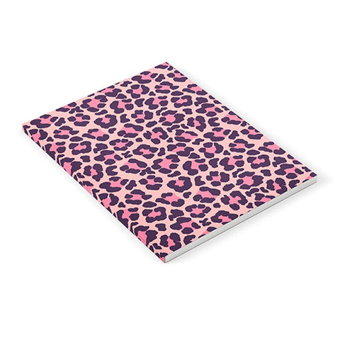 Avenie Leopard Print Coral Pink Notebook