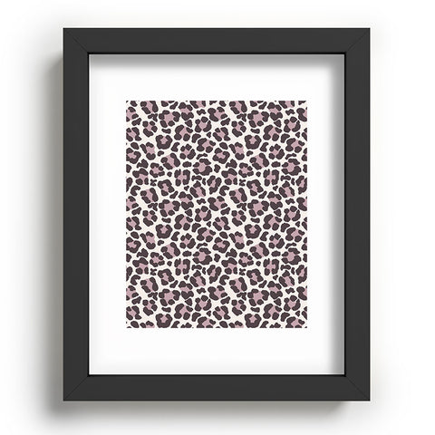 Avenie Leopard Print Light Recessed Framing Rectangle