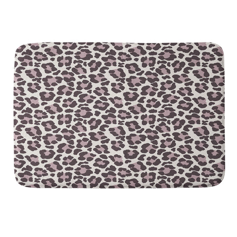 Avenie Leopard Print Light Memory Foam Bath Mat
