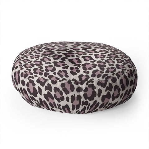 Avenie Leopard Print Light Floor Pillow Round