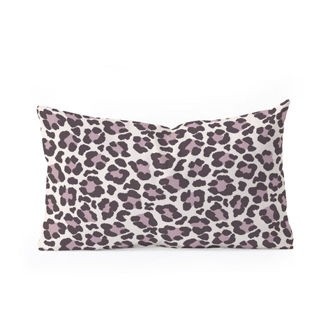 Avenie Leopard Print Light Oblong Throw Pillow