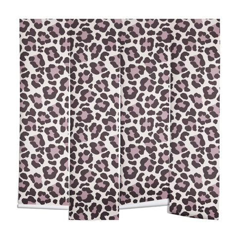 Avenie Leopard Print Light Wall Mural