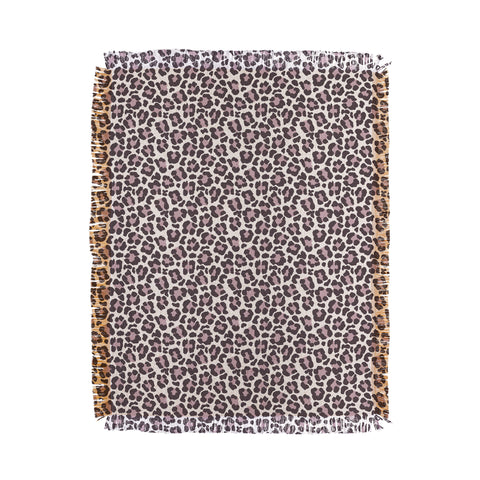 Avenie Leopard Print Light Throw Blanket