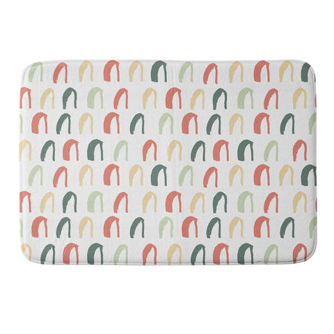 Avenie Little Arches Memory Foam Bath Mat