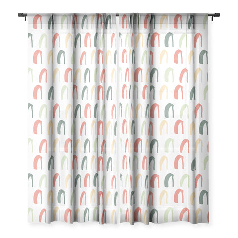 Avenie Little Arches Sheer Non Repeat