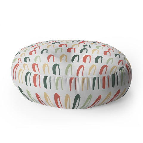 Avenie Little Arches Floor Pillow Round