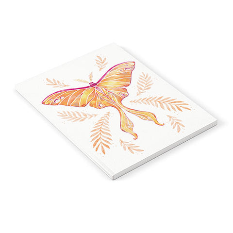 Avenie Luna Moth Fall Orange Notebook