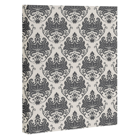 Avenie Luxury Damask Neutral Art Canvas